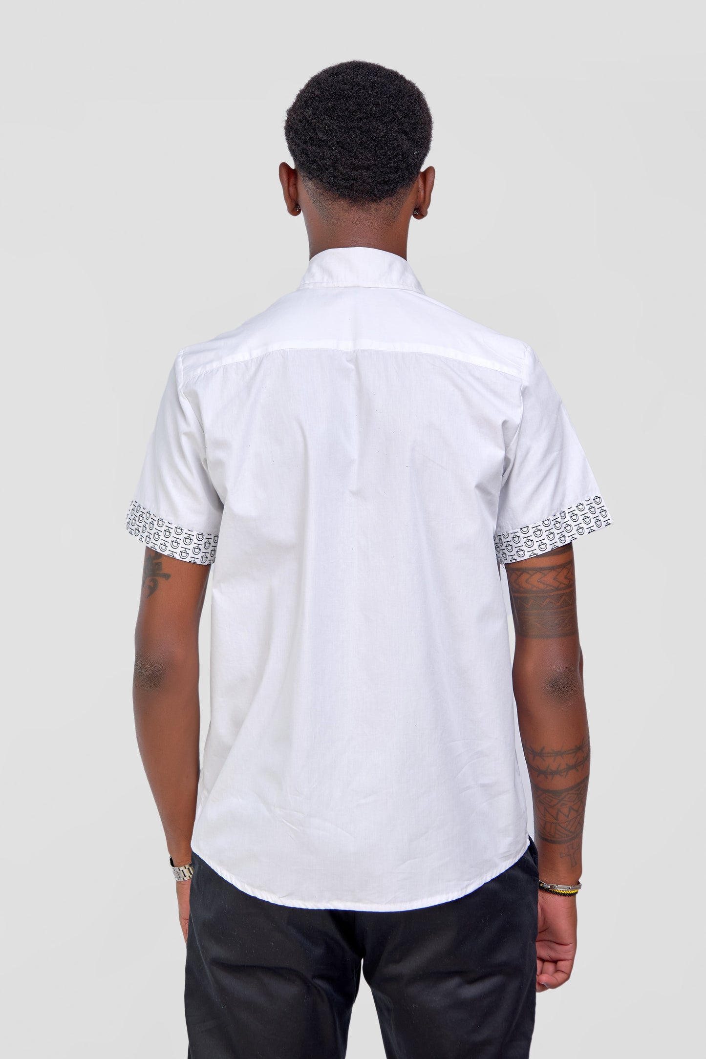 Men's Short Sleeve Shirt - White