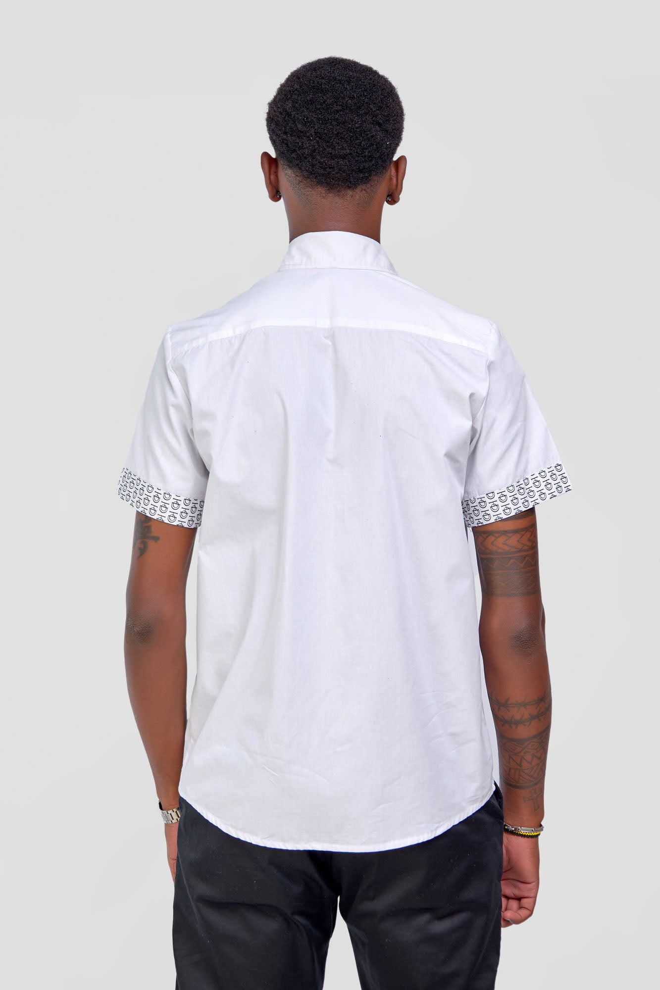 Men's Short Sleeve Shirt - White