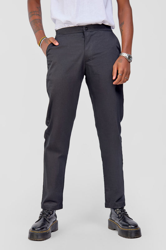 Men's Straight Leg Pants - Black